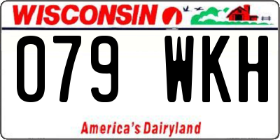 WI license plate 079WKH