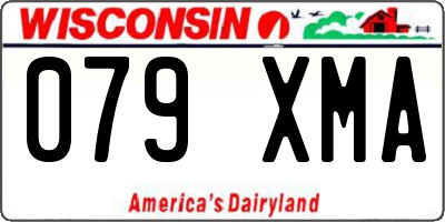 WI license plate 079XMA