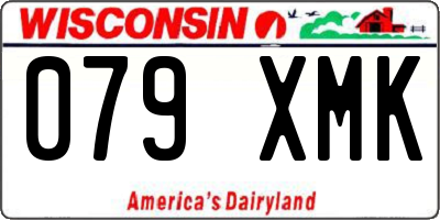 WI license plate 079XMK