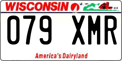 WI license plate 079XMR