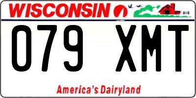 WI license plate 079XMT