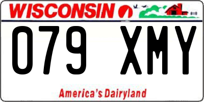 WI license plate 079XMY