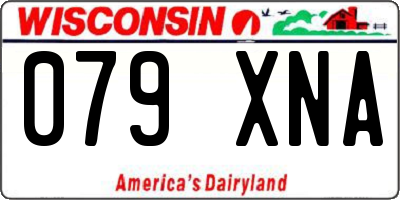 WI license plate 079XNA