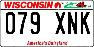 WI license plate 079XNK