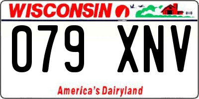 WI license plate 079XNV