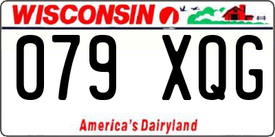 WI license plate 079XQG