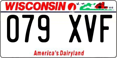 WI license plate 079XVF
