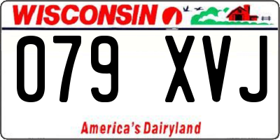 WI license plate 079XVJ