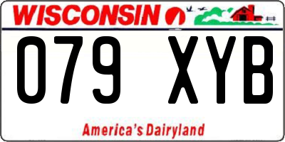 WI license plate 079XYB