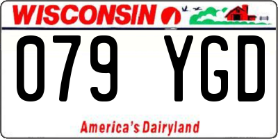 WI license plate 079YGD