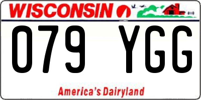 WI license plate 079YGG