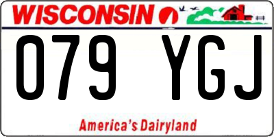 WI license plate 079YGJ