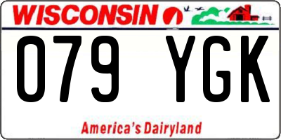 WI license plate 079YGK