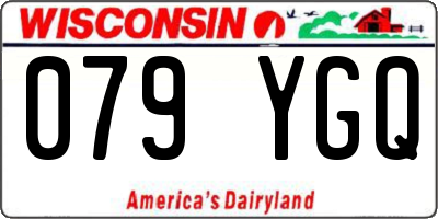 WI license plate 079YGQ