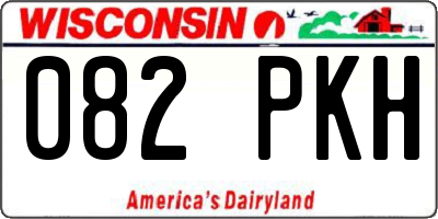 WI license plate 082PKH