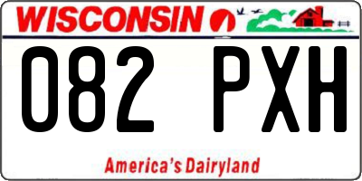 WI license plate 082PXH