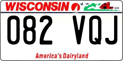 WI license plate 082VQJ