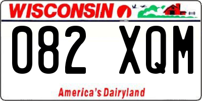 WI license plate 082XQM