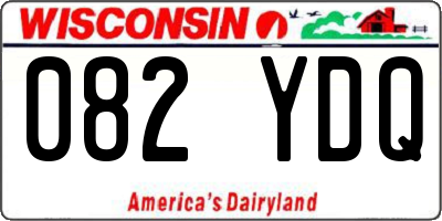 WI license plate 082YDQ