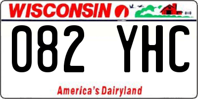 WI license plate 082YHC