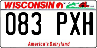 WI license plate 083PXH