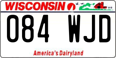 WI license plate 084WJD