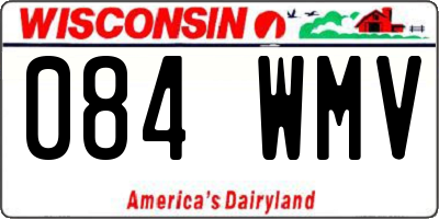 WI license plate 084WMV