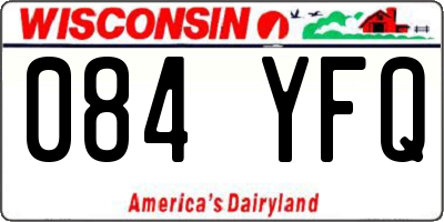 WI license plate 084YFQ