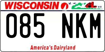WI license plate 085NKM
