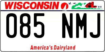 WI license plate 085NMJ