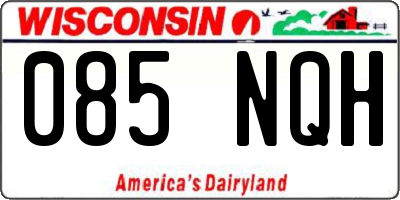 WI license plate 085NQH