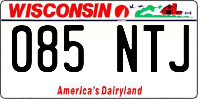 WI license plate 085NTJ