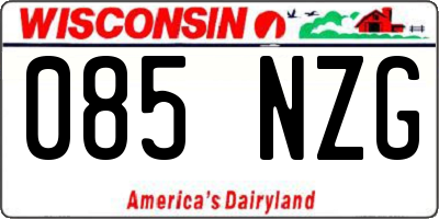 WI license plate 085NZG