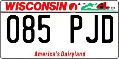 WI license plate 085PJD