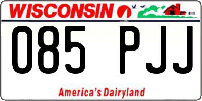 WI license plate 085PJJ