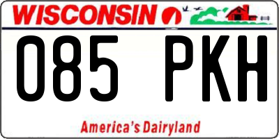 WI license plate 085PKH