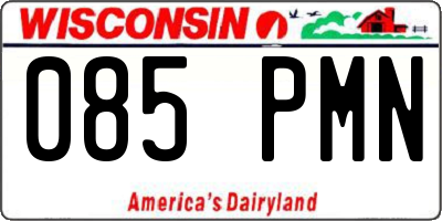 WI license plate 085PMN
