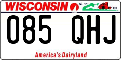 WI license plate 085QHJ