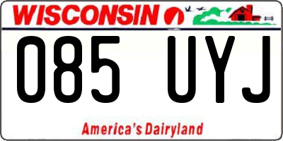 WI license plate 085UYJ