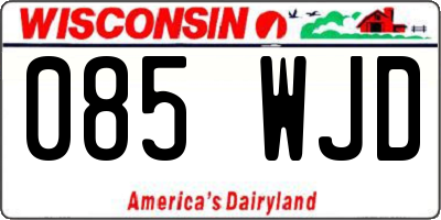 WI license plate 085WJD