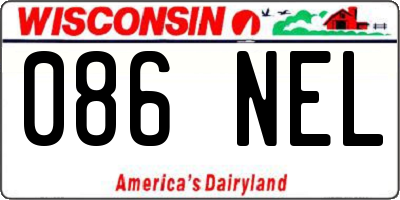 WI license plate 086NEL