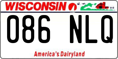 WI license plate 086NLQ