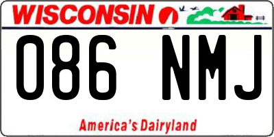 WI license plate 086NMJ