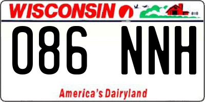 WI license plate 086NNH