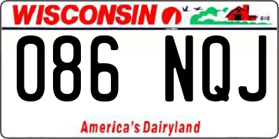 WI license plate 086NQJ