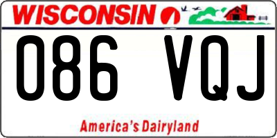 WI license plate 086VQJ