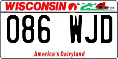 WI license plate 086WJD