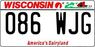 WI license plate 086WJG