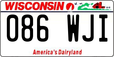 WI license plate 086WJI