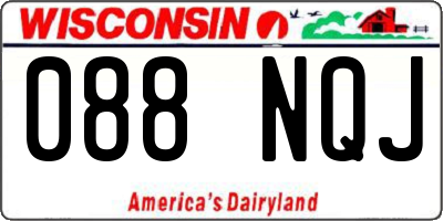 WI license plate 088NQJ